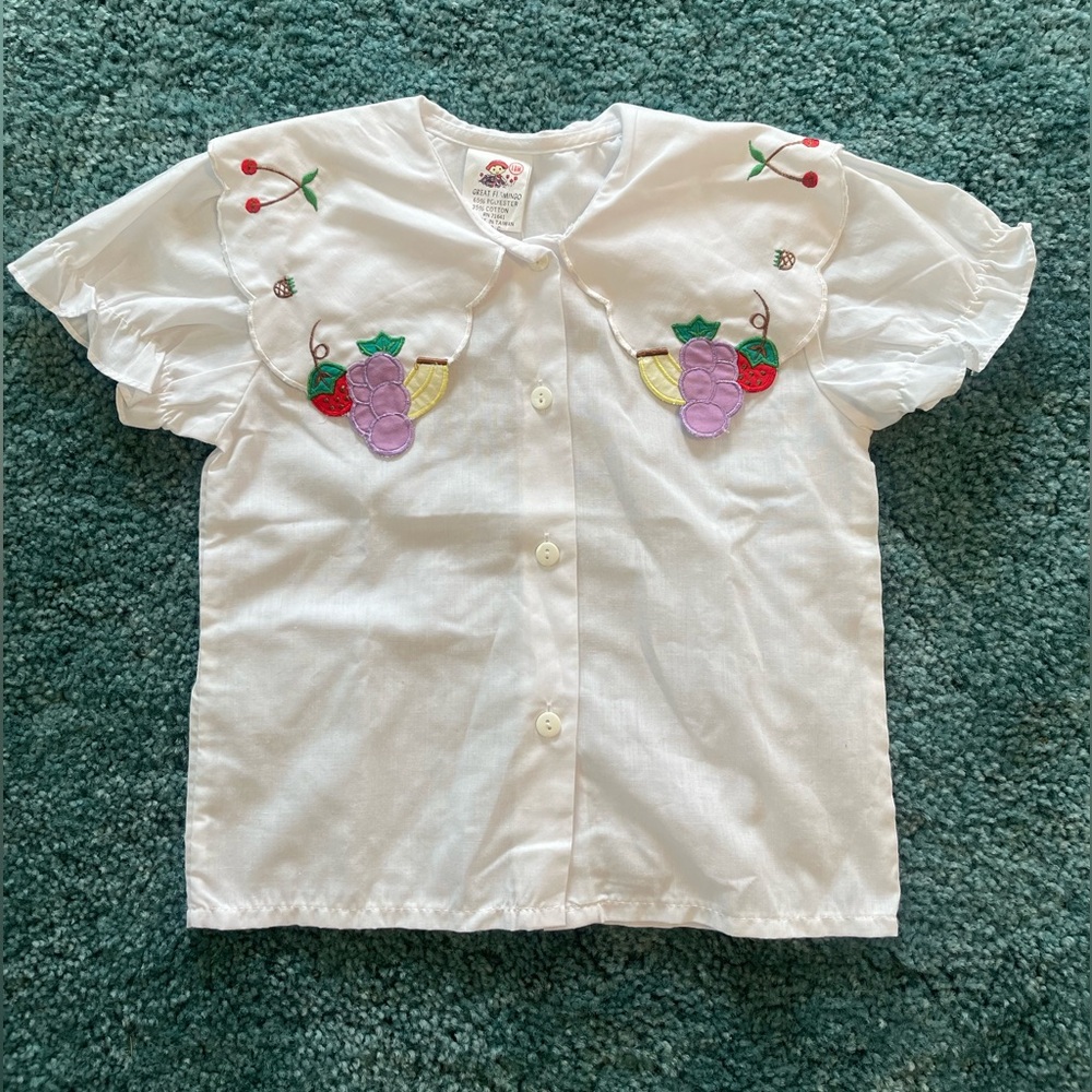 Vintage Embroidered Baby Blouse